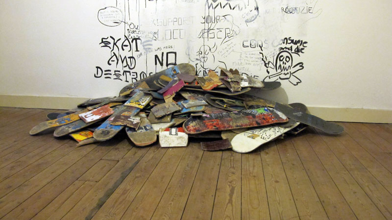 Slide sur bois avec installation (2012)